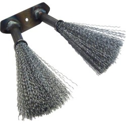 Set de 4 sections de 2 brosses type fil ondulé