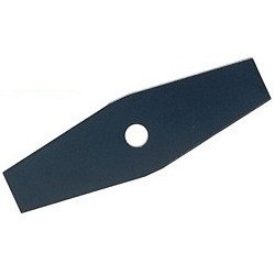 Lame droite longueur 305mm 2 dents en métal alésage 25,4mm pour débroussailleuse 2