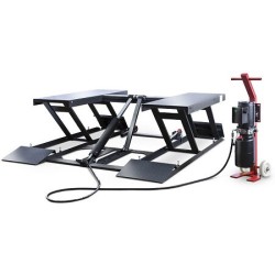 Pont ciseaux hydraulique mobile 400V pour petit garage
