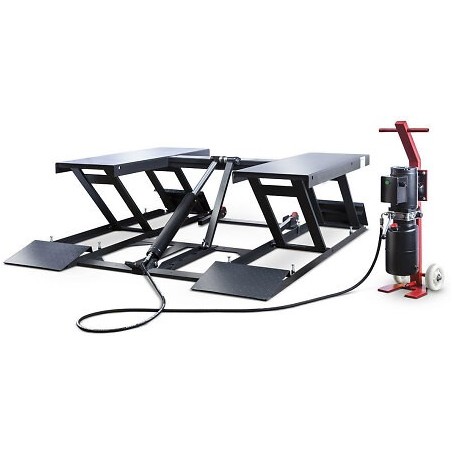 Pont ciseaux hydraulique mobile 400V pour petit garage