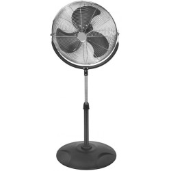 Brasseur d'air sur pied en acier, 120 w 46 cm 3 vitesses réf 385717 en vente chez