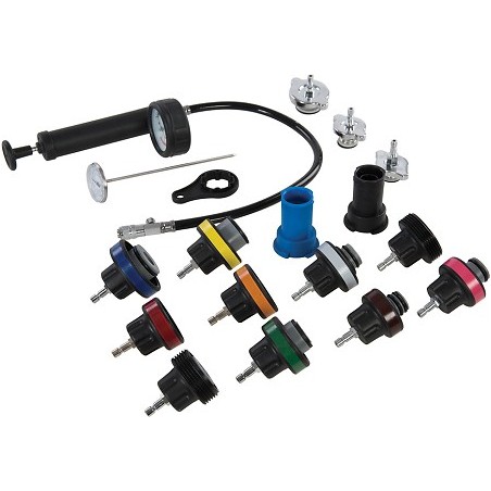 Kit de test de pression de radiateur 18 pcs 18 pcs marque SILVERLINE
