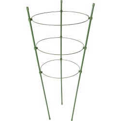 Tuteur à 3 anneaux pour plante SILVERLINE