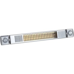 Chauffage radiant 2000 W lumineux télécommandé étanche