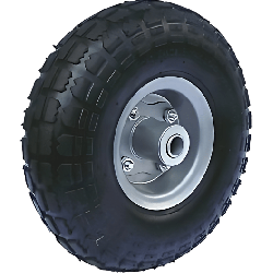 Roue complète gonflable de taille 4.10/3.50-4 pour broyeur et manutention