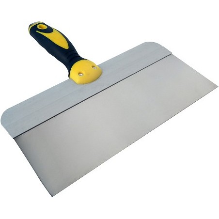 Spatule à enduire en inox d'une largeur de 300mm