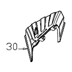 Capot latéral G4290000000 de tondeuse GARLAND