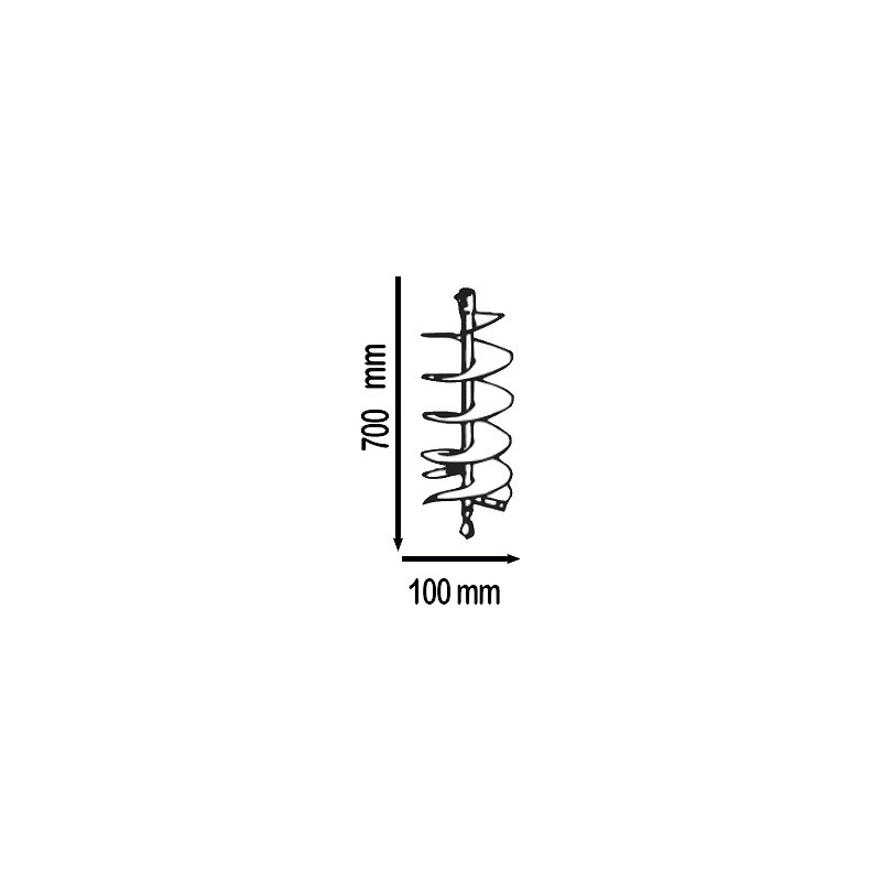 Mèche tarière T-160HO HONDA 70cm sur 10cm d'épaisseur