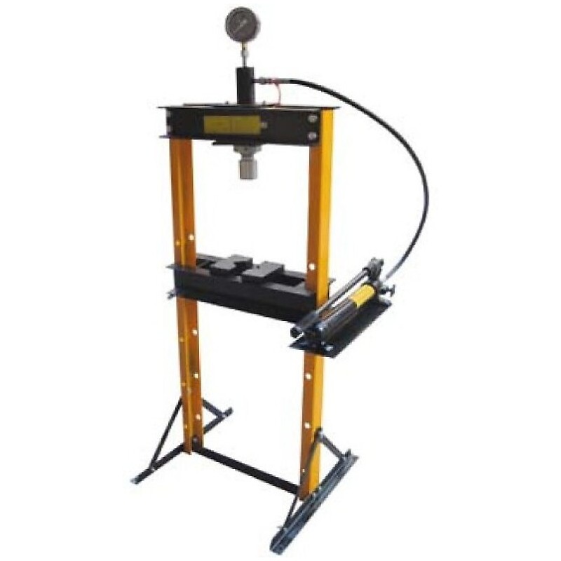 Presse 12 Tonnes avec manomètre sur bâti Course de vérin 0710 mm