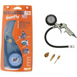 Kit poignée de gonflage homologuée avec 3 embouts