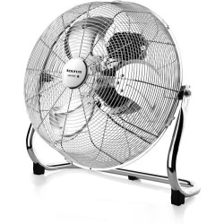 Brasseur d'air oscillant chrome diamètre 40 cm puissance 60 w