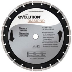 Lame diamant 305 mm pour découpeuse Evolution Discutter.