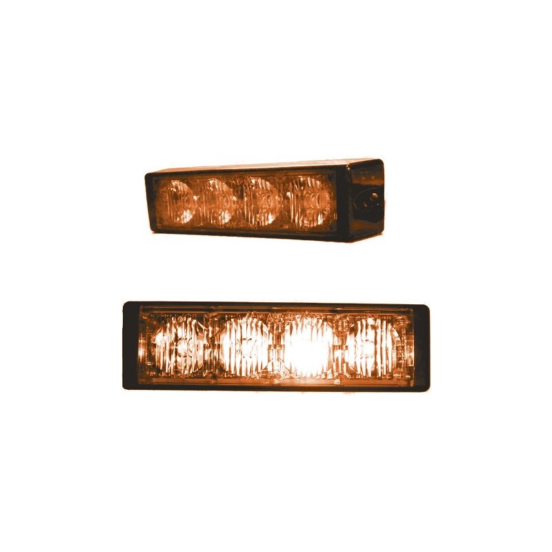 Paire de feux de pénération LED orange pour dépanneuse - .