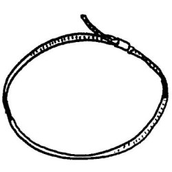 Collier de fixation pour gaine d'air chaud de 400 a 700 mm 2