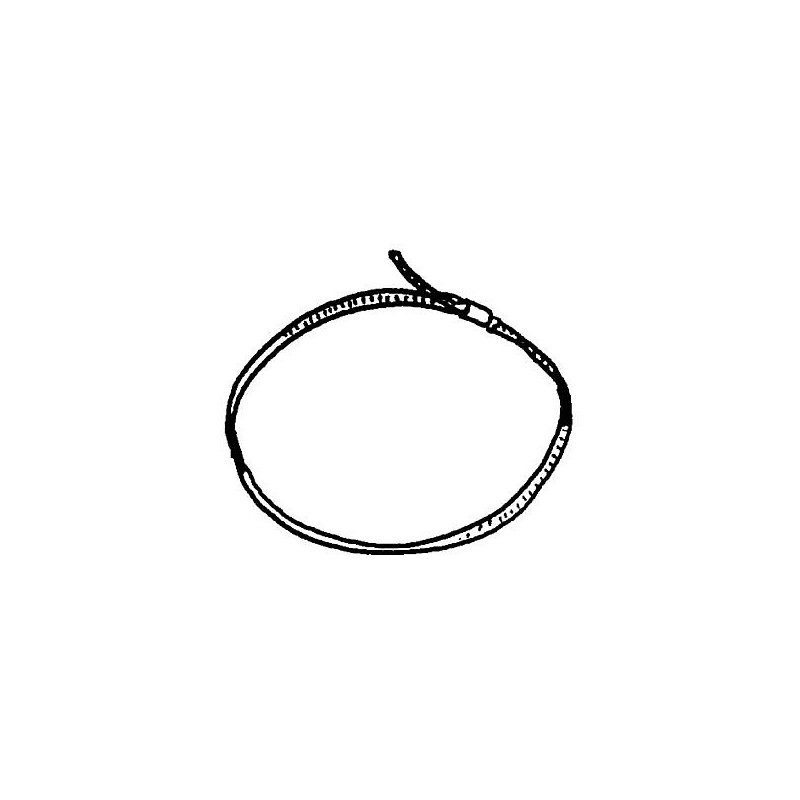 Collier de fixation pour gaine d'air chaud de 400 a 700 mm