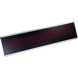Chauffage infrarouge design céramique 3400W noir