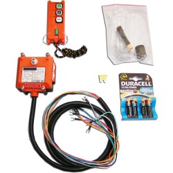 Radiocommande 2 fonctions 12 / 24 V avec petit récepteur