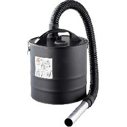 Bidon aspirateur a cendres en tole laquée Capacité 18 L