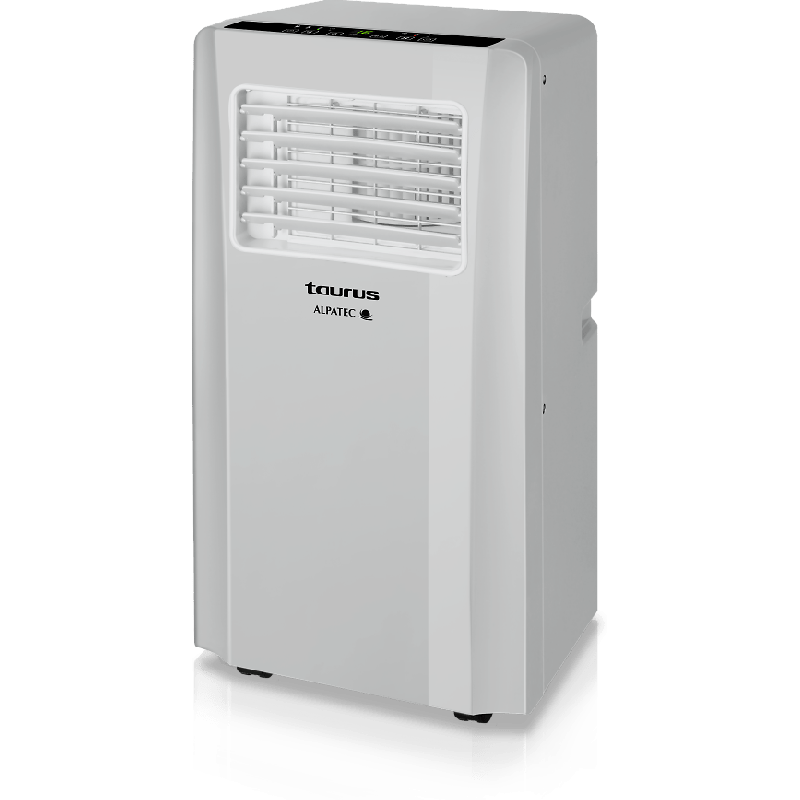 Climatiseur mobile réversible gris clair 2600 W 9000 BTU