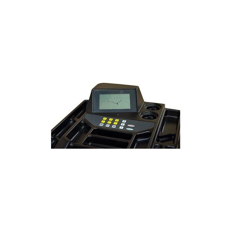Equilibreuse automatique 24 pouces max avec affichage LCD et 5 programmes alu