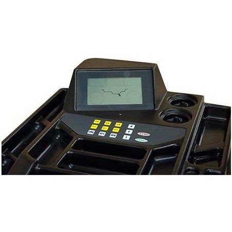 Equilibreuse automatique 24 pouces max avec affichage LCD et 5 programmes alu