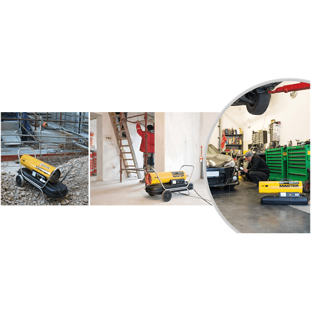 Chauffage fioul mobile B150 SOVELOR Master et pièce