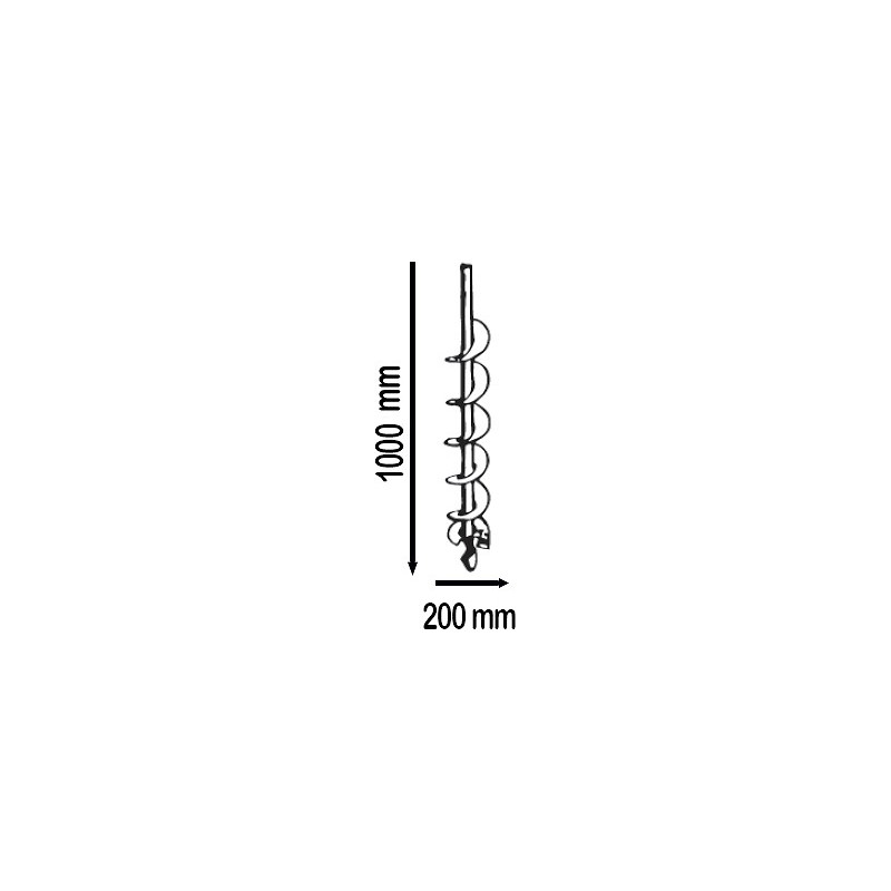 Mèche tarière T-160HO HONDA 1 mètre sur 20cm