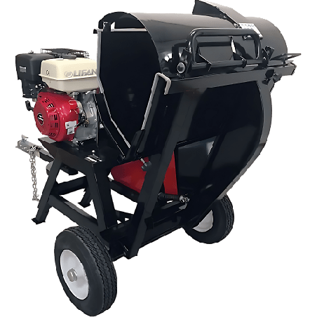 Banc de scie thermique essence tractable 13 CV lame carbure 700 mm