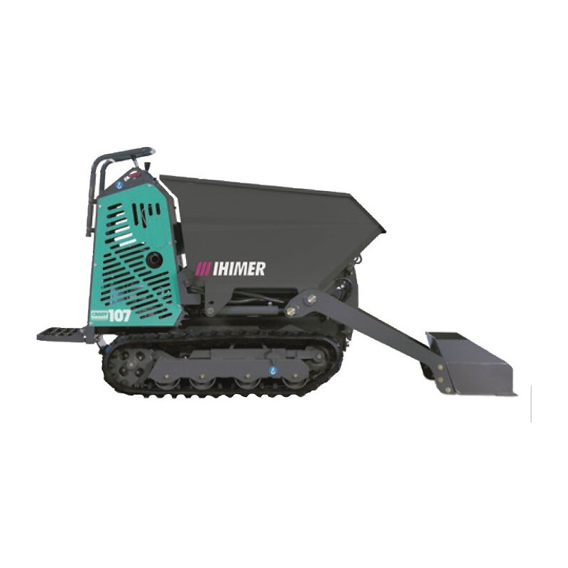 Transporteur CARRY107 essence avec benne et pelle 700kg