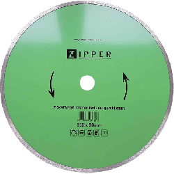 Disque de diamant fermé 350x30mm stm350dsg pour zipper zi-stm350 Zipper STM350DSG disques et lames