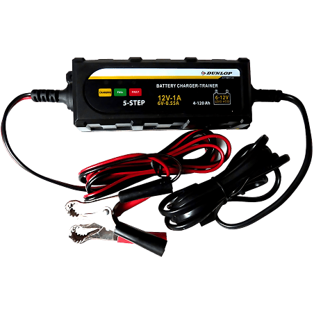 Maintien de charge de batterie DUNLOP 6 et 12 volts 1 ampere