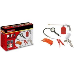 Kit 8 accessoires pour compresseur raccord rapide