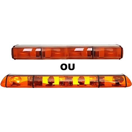 Rampe lumineuse sans partie centrale éclairée 800 mm