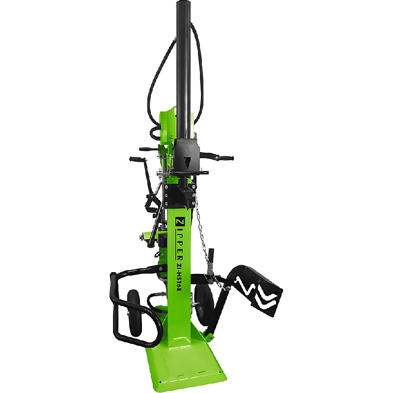 Fendeuse à bois électrique triphasé 16 tonnes pour bûche 1100 mm zi-hs16e marque Zipper ref ZI-HS16E fendeur vertical