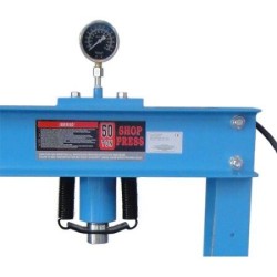 Presse hydraulique d'atelier 50 tonnes avec manomètre 2
