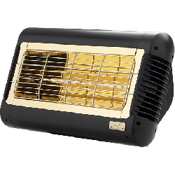 Chauffage infrarouge 1500 W 8m2 réflécteur doré