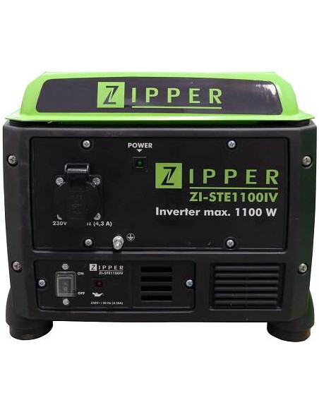 Groupe électrogène inverter zipper 1100w max zi-ste1100iv marque Zipper réf ZI-STE1100IV
