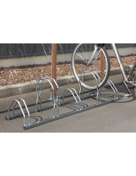 Ratelier vélo au sol haut et bas Pour ranger 5 vélos ou vélomoteurs