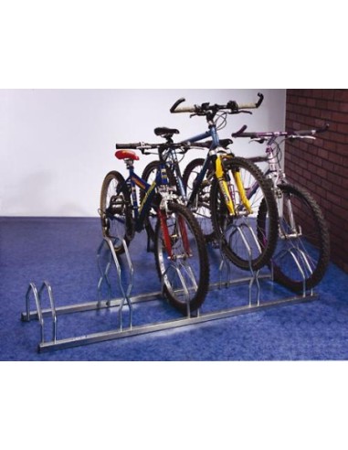 Ratelier vélo au sol haut et bas Pour ranger 5 vélos ou vélomoteurs