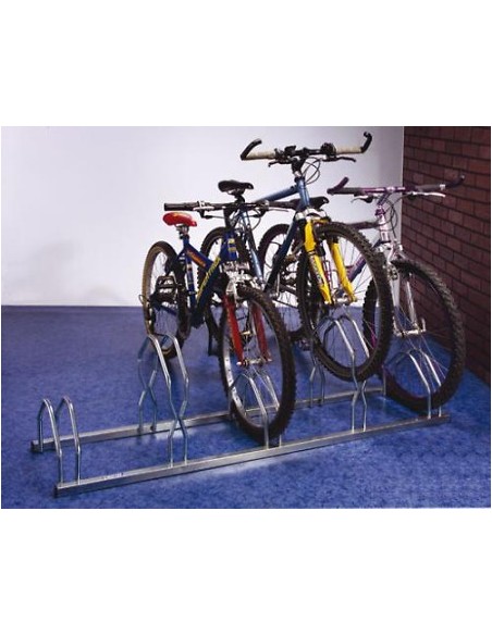 Ratelier vélo au sol haut et bas Pour ranger 5 vélos ou vélomoteurs