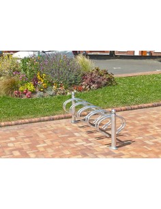 Ratelier 10 vélos face à face en acier galvanisé chez .