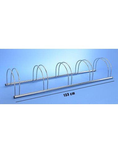 Ratelier vélo éco pour ranger 5 vélos Longueur 133 cm