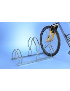 Parking pour ranger jusqu'à 3 vélos au sol haut et bas