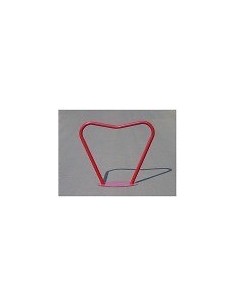 Range velo en forme de coeur Coloris rouge pour 2 vélos