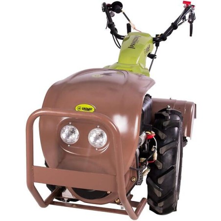 Rotofraise arrières panzer 6cv diesel démarrage électrique marque Groway ref 92720XBE