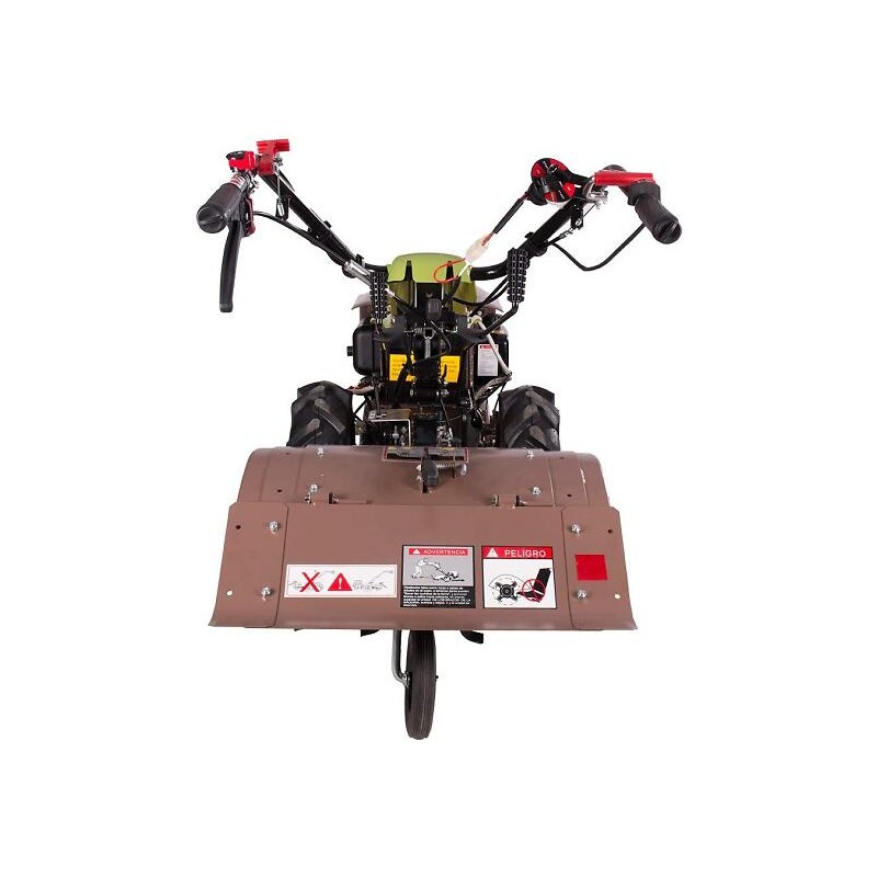 Rotofraise arrières panzer 6cv diesel démarrage électrique marque Groway ref 92720XBE