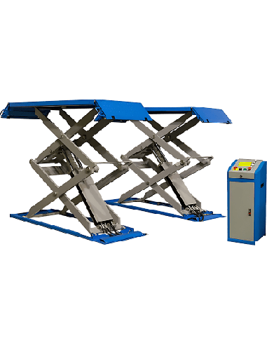 Pont élévateur ciseaux capacité 3 tonnes levage maximum 185 cm 400v