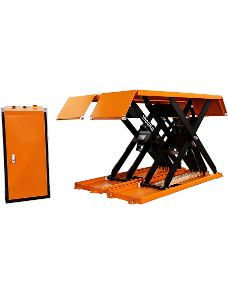 Pont élévateur mobile 3 t ciseaux profil bas 105mm 230v