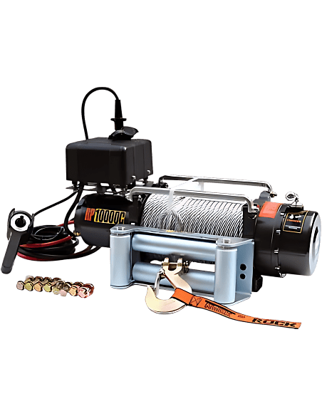 Treuil electrique 12 V, capacité de traction 4,5 Tonnes