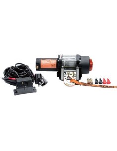 Treuil électrique spécial quad, traction 900, moteur 1,5 cv, 15 mètres de cable réf SUPERWINCH2000LBS en vente chez